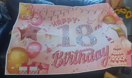 Photo of free 18th birthday backdrop and balloons (Havant) #2