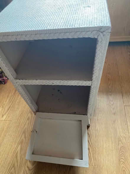 Photo of free Pink painted Lloyd loom caninet (Newtown SG16) #2