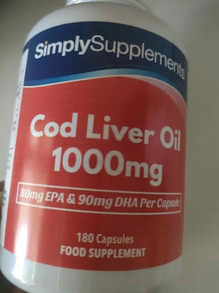 Photo of free 180 Cod Liver Oil Capsules unopened (Cutteslowe OX2) #3