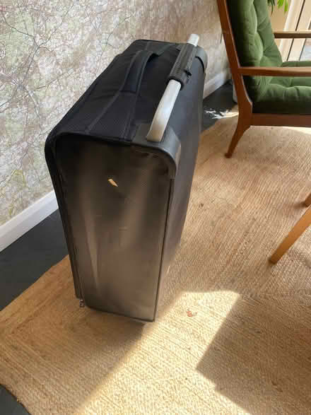 Photo of free Black lightweight suitcase with wheels (St Stephens AL3) #2