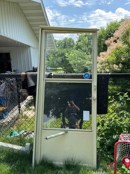 Photo of free Storm door. 34”x80” (good condition (Leslie park (nepean)) #1
