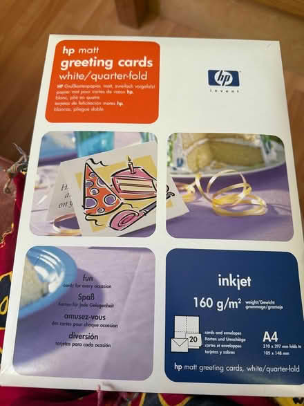 Photo of free Greeting cards printing kit (Kennington) #1