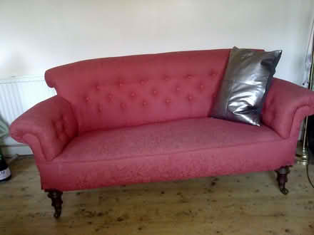 Photo of free Red Victorian Sofa (Avonmouth BS11) #2