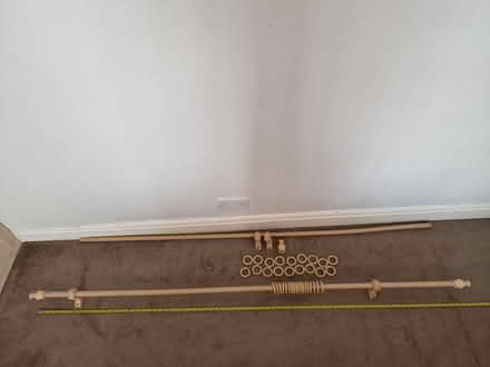 Photo of free Wooden curtain pole (Broughton Park M8) #2