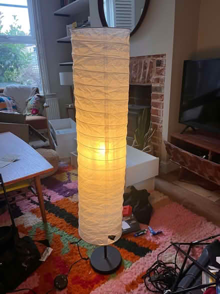 Photo of free Standing lamp with paper shades (slightly torn) (North City NR3) #4