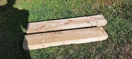 Photo of free 2x part-used railway sleepers (Chelmsford CM1) #1