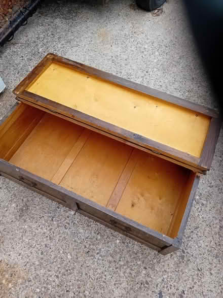 Photo of free Wooden Antique storage box (Codnor de59rs) #2