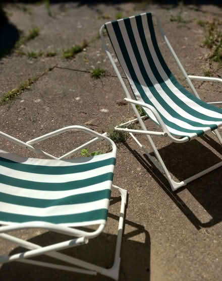 Photo of free Two foldable garden chairs (Saltdean BN2) #1