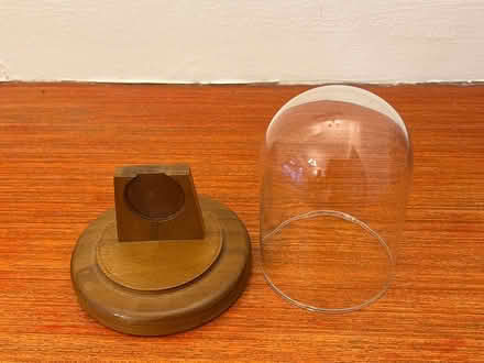Photo of free Medal display dome - wood & glass for medal 3cm diameter (Lower Morden SM4) #2