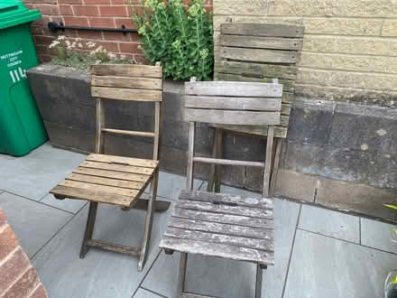 Photo of free 3 Patio chairs (Rise Park NG5) #1