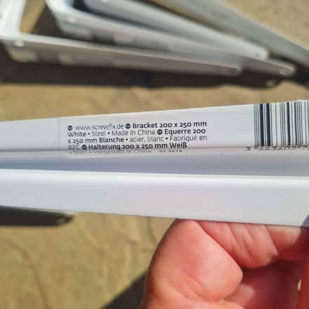 Photo of free 7 x white brackets (Bellfields GU1) #2