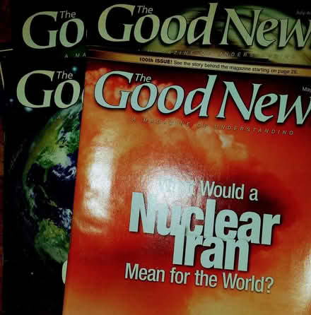 Photo of free Old Good News Magazines (Keele St & Eglinton Ave W) #1