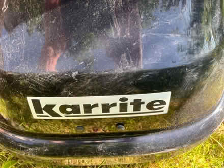 Photo of free Roof box - single size but with only 3 of the 4 fittings (Torbrex FK7) #1