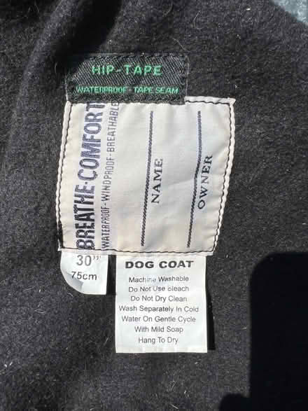 Photo of free Large 30inch DOG Coat (Whitton TW3) #2