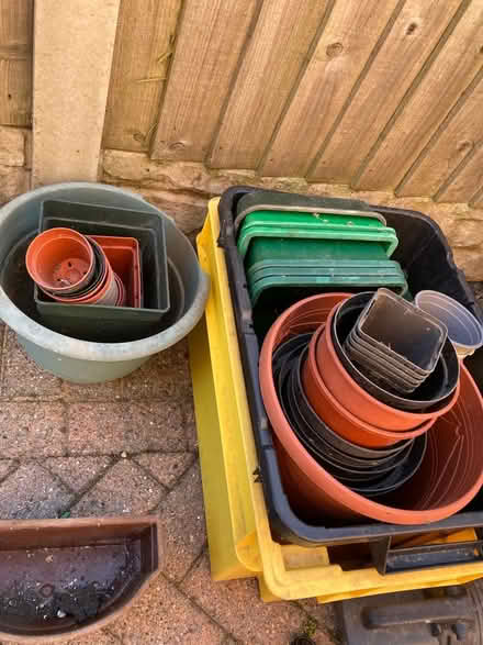 Photo of free Plant Pots, Seed Trays, Recycling Boxes (Howhlill Quarries HG2) #1