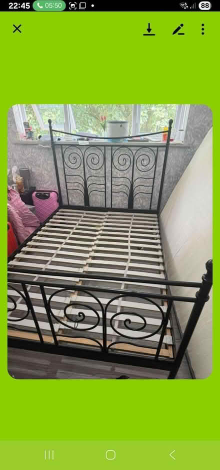 Photo of free Ikea double bed (Rowley regis. B65) #1