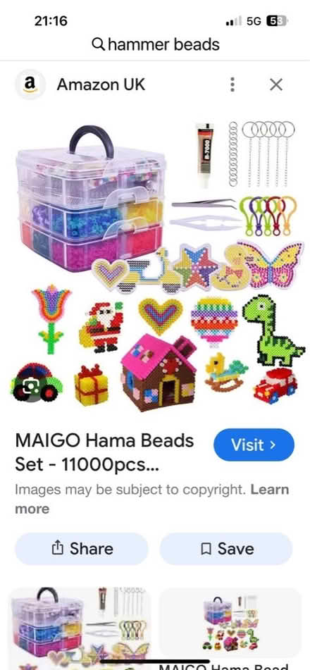 Photo of free Hammer beads - craft set (Sanderstead) #2