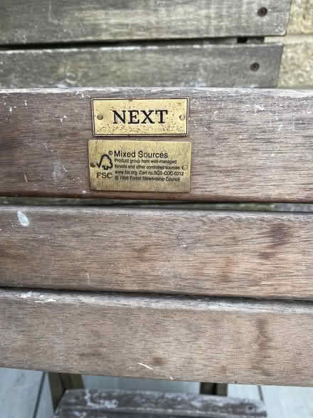 Photo of free 3 Patio chairs (Rise Park NG5) #2