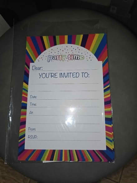 Photo of free Party Invites (Moreton CH46) #1