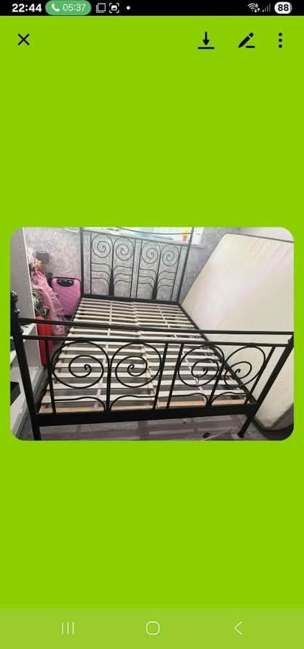 Photo of free Ikea double bed (Rowley regis. B65) #2