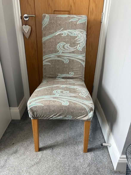 Photo of free High back dining chair covers (PR7 Euxton) #2