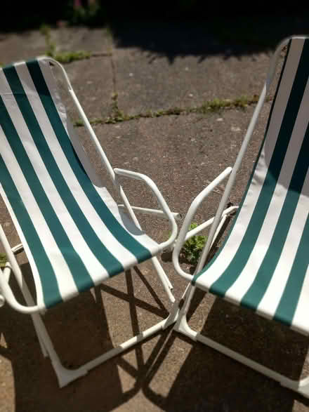 Photo of free Two foldable garden chairs (Saltdean BN2) #2