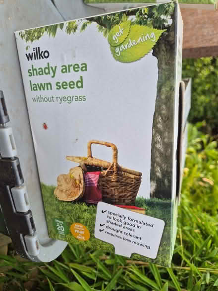 Photo of free Shady area lawn seed x 2 (Little Harrowden NN9) #1