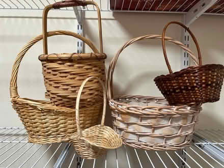 Photo of free 7 Cute Wicker Baskets (Montrose) #1