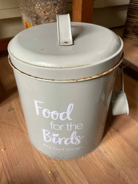 Photo of free Bird food bucket (Clapham, Bedford) #1