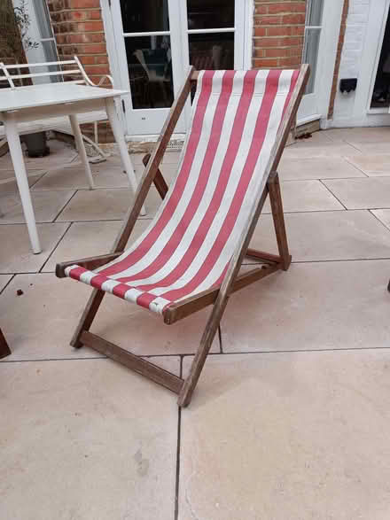 Photo of free 2 x deckchairs - need recovering (Catford South SE6) #1