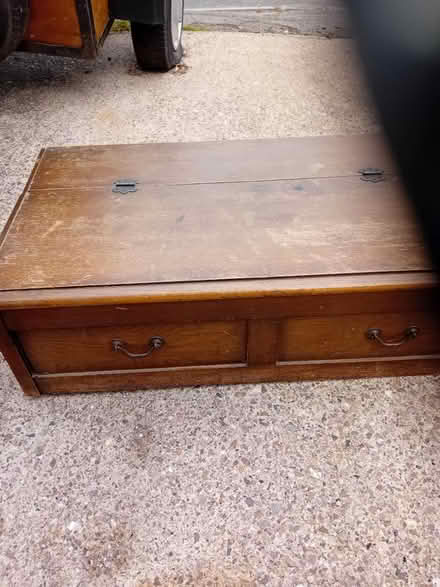 Photo of free Wooden Antique storage box (Codnor de59rs) #1