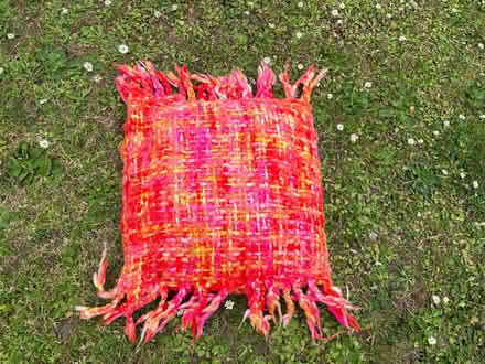 Photo of free Orange felty cushion (Greystones S11) #1