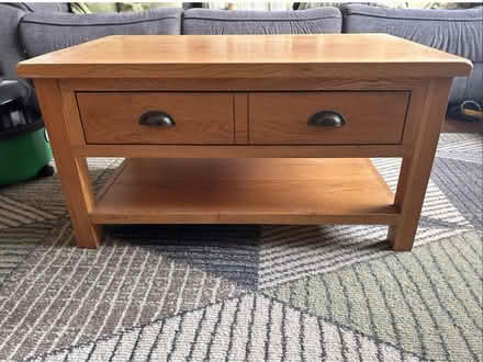Photo of free Oak veneered coffee table (Lower Stondon SG16) #1
