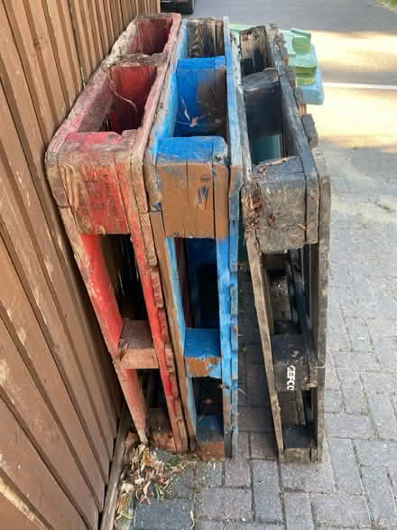 Photo of free Three pallets (Maidstone near Mote Park ME15) #3