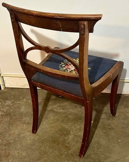 Photo of free Small Wood Chair (Deanza Oaks) #2