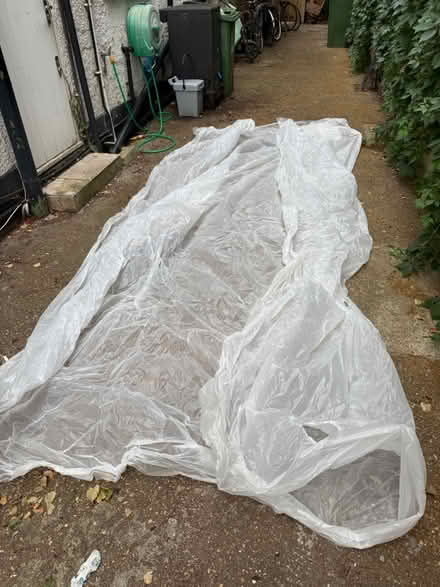 Photo of free Large plastic dust sheet (Emlyn Road W12) #1