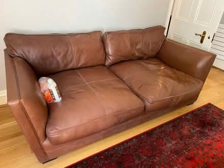 Photo of free Leather Sofa (Lansdown) #2
