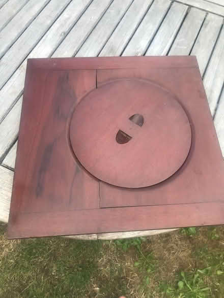 Photo of free wood commode seat, compost loo seat (Blagdon BS40) #4