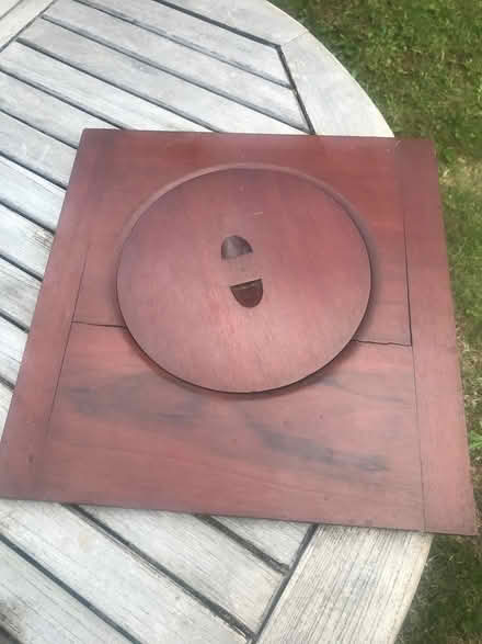 Photo of free wood commode seat, compost loo seat (Blagdon BS40) #1
