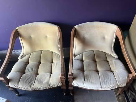 Photo of free Velvet Vintage Chairs (San Rafael) #2