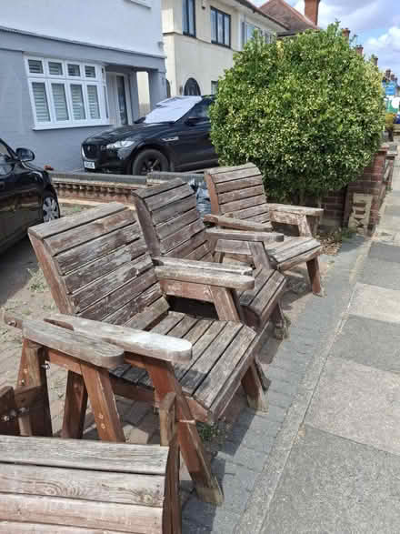 Photo of free Garden chairs (Collier Row) #1