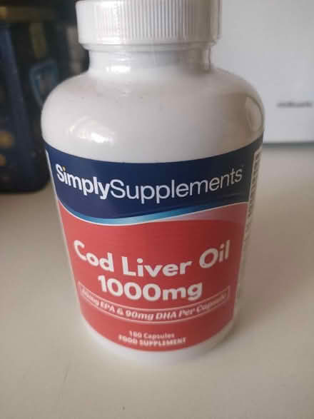 Photo of free 180 Cod Liver Oil Capsules unopened (Cutteslowe OX2) #2