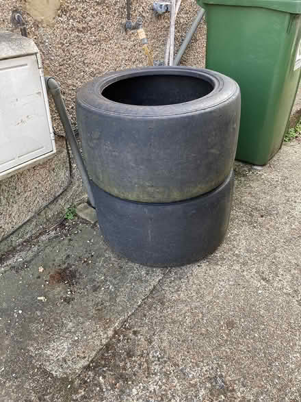 Photo of free Two racing car tyres (Northchurch HP4) #1