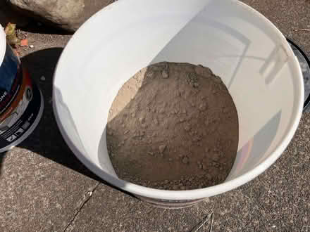 Photo of free Small amount of cement mortar (Torbrex FK7) #1
