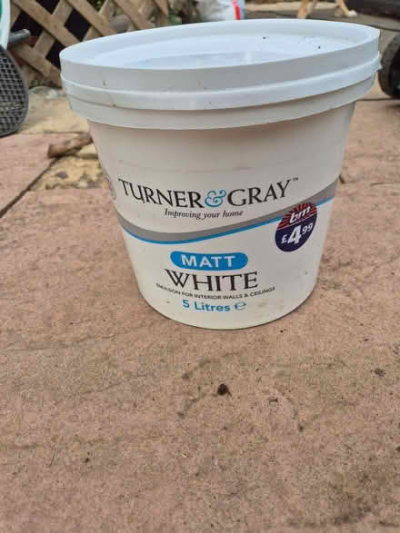 Photo of free Matt white paint (Little Harrowden NN9) #1