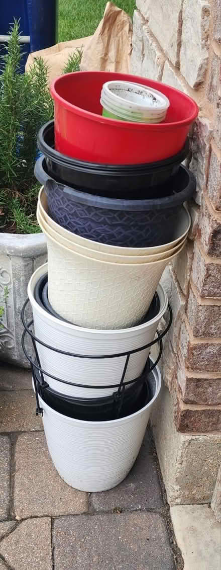 Photo of free Plant buckets (Downtown Wheaton) #1