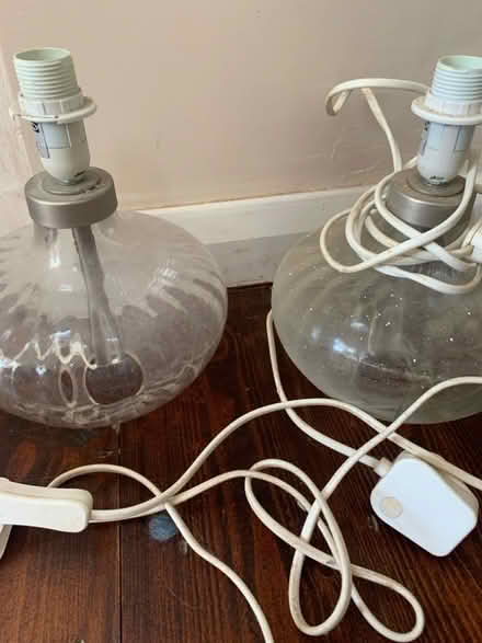 Photo of free Two IKEA Glass Lamps (Burgess Hill RH15) #1