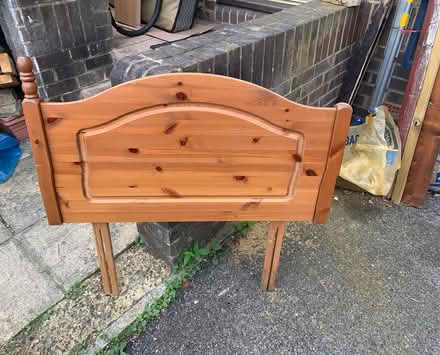 Photo of free Wooden headboard (Bermondsey SE1 5HP) #1