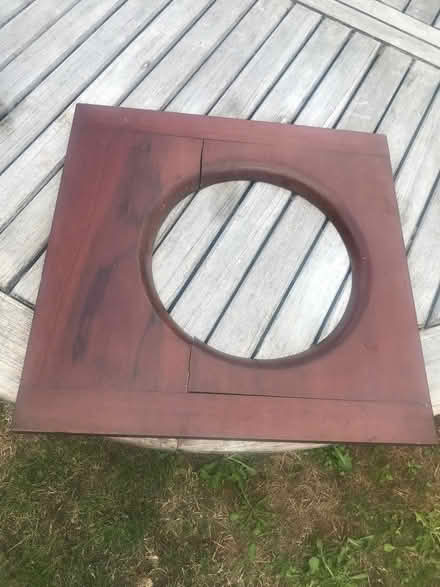 Photo of free wood commode seat, compost loo seat (Blagdon BS40) #3