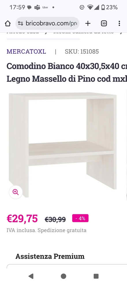 Photo of free bedside table (Victoria SW1V) #1